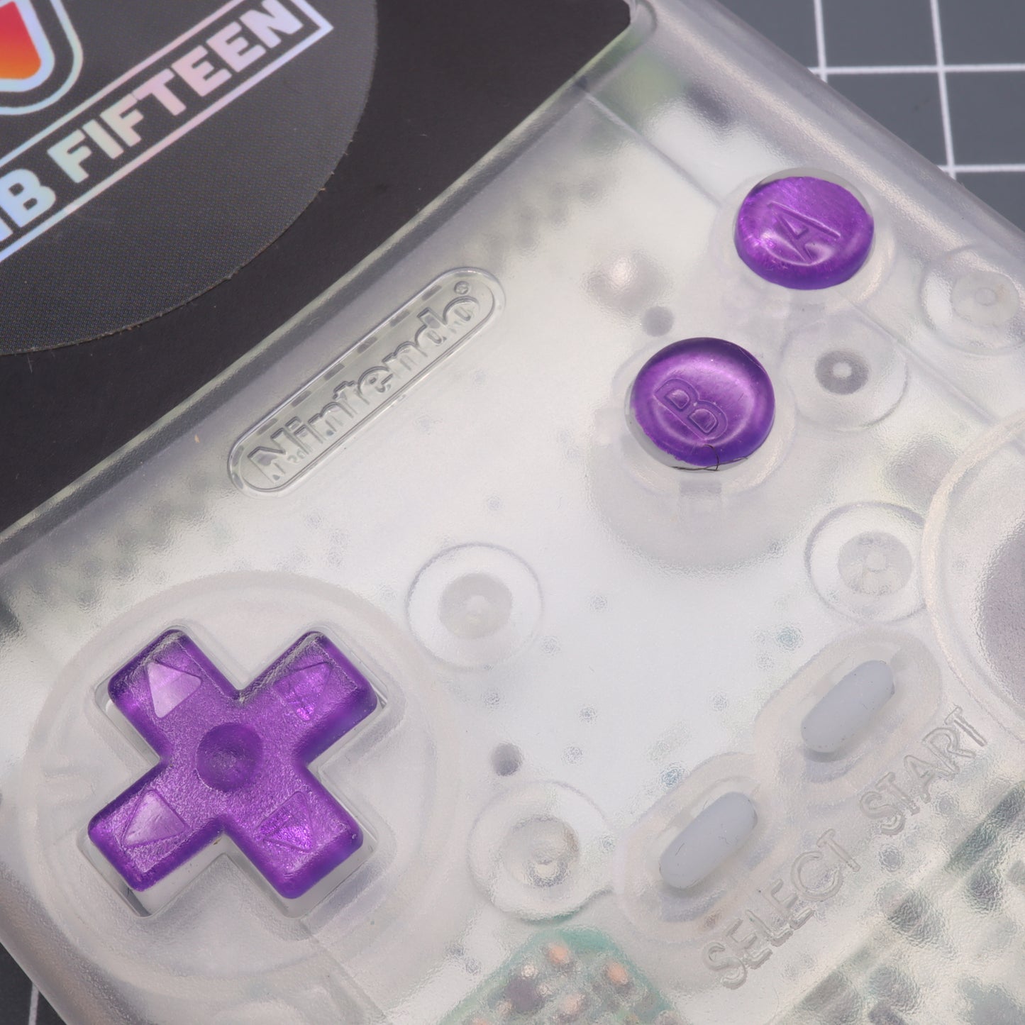 Game Boy Color - Custom Button - Chrome Purple