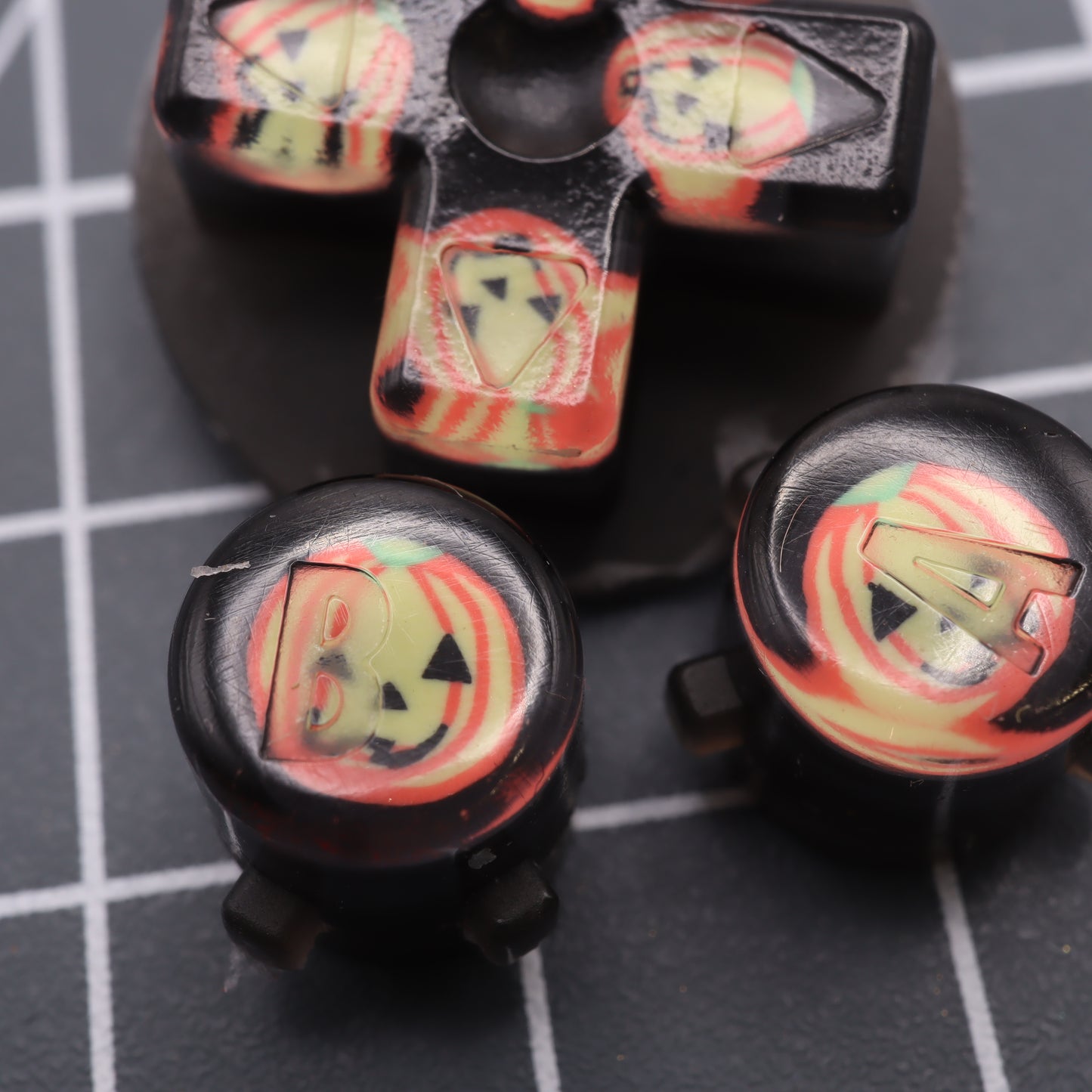 Game Boy Advance - Custom Button - Jack o'Lantern