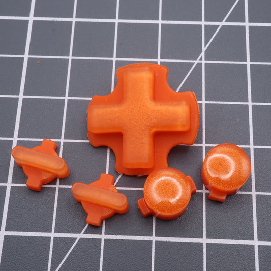 Modretro Chromatic - Custom Button - Orange Candy