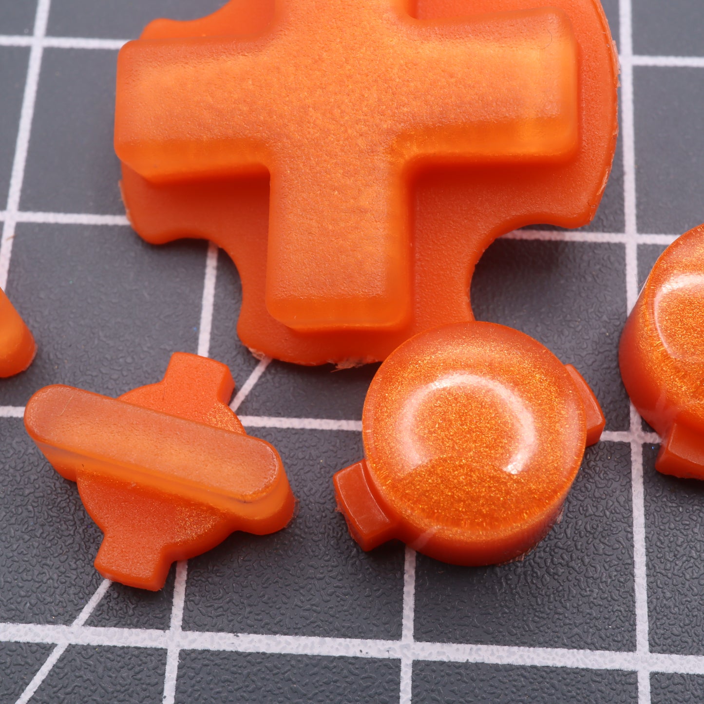 Modretro Chromatic - Custom Button - Orange Candy