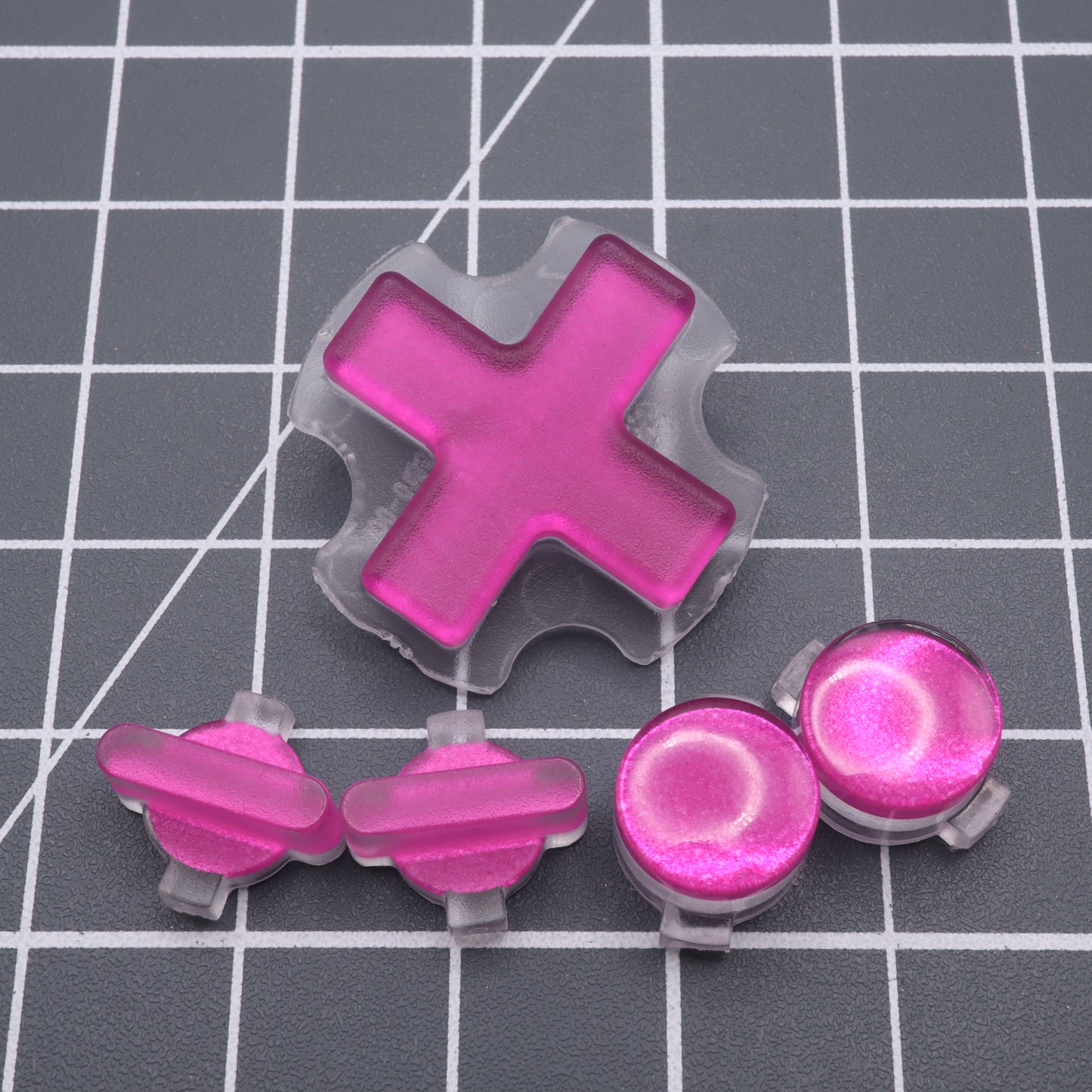 Modretro Chromatic - Custom Button - Chrome Pink