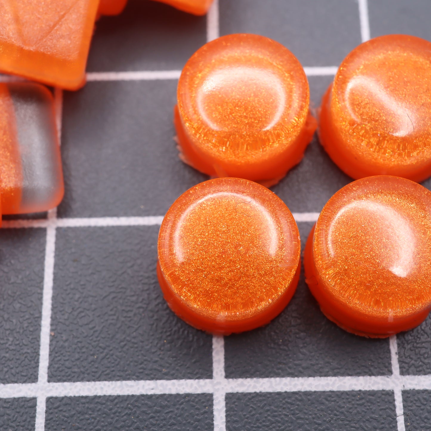 Miyoo Mini Plus - Custom Buttons - Orange Candy