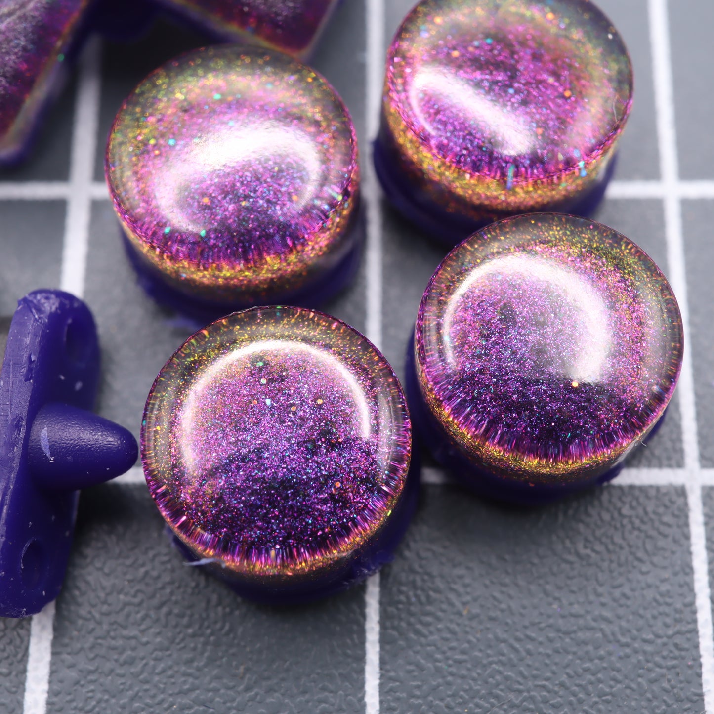 Miyoo Mini Plus - Custom Buttons - Cosmic Purple