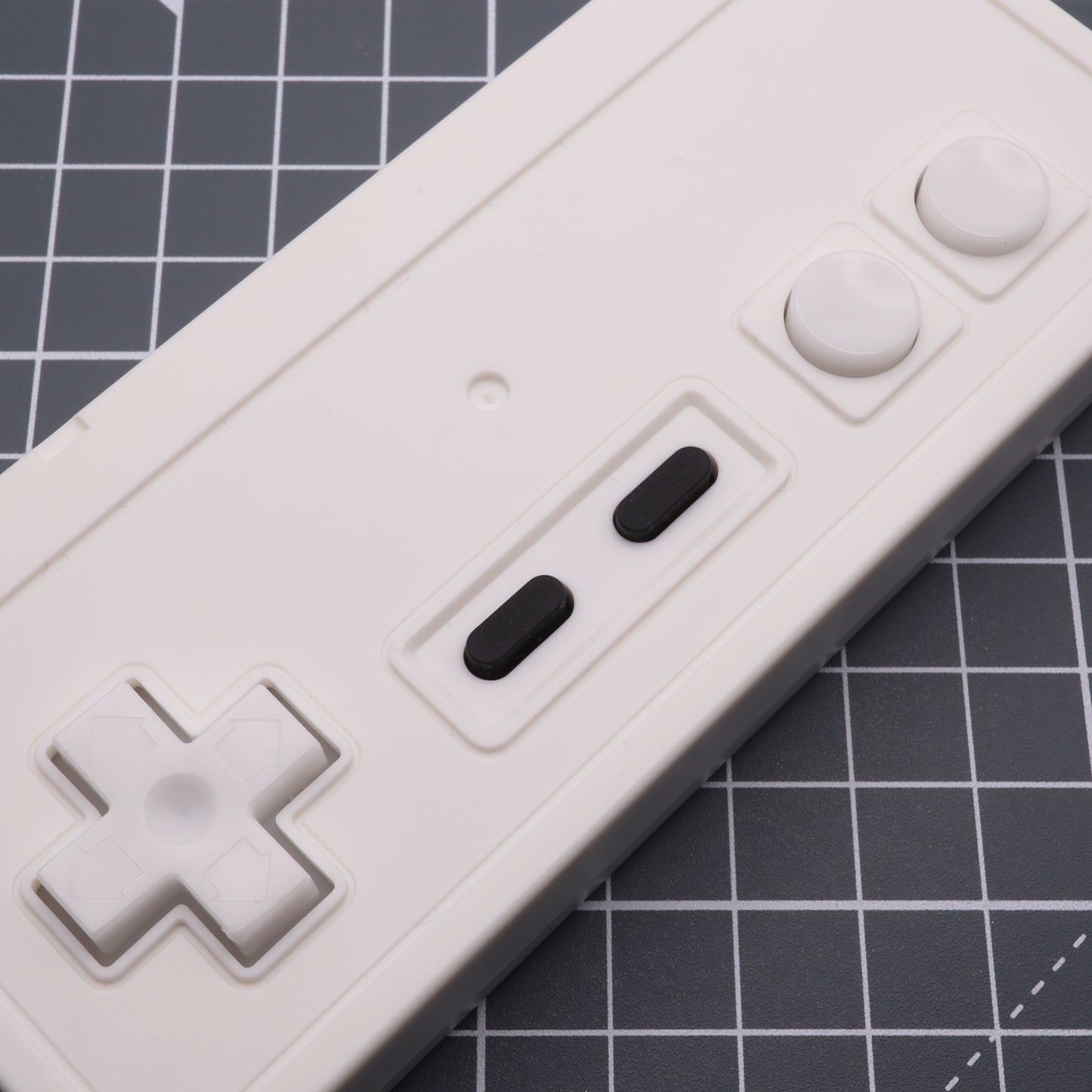 Nintendo NES - Custom Button - GITD Blue