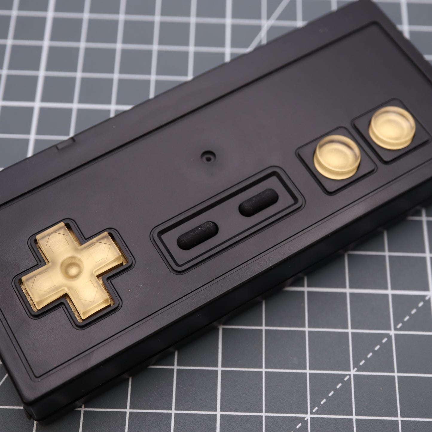 Nintendo NES - Custom Button - Metallic Gold
