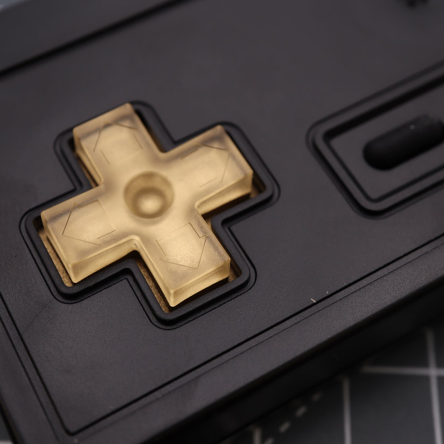 Nintendo NES - Custom Button - Metallic Gold