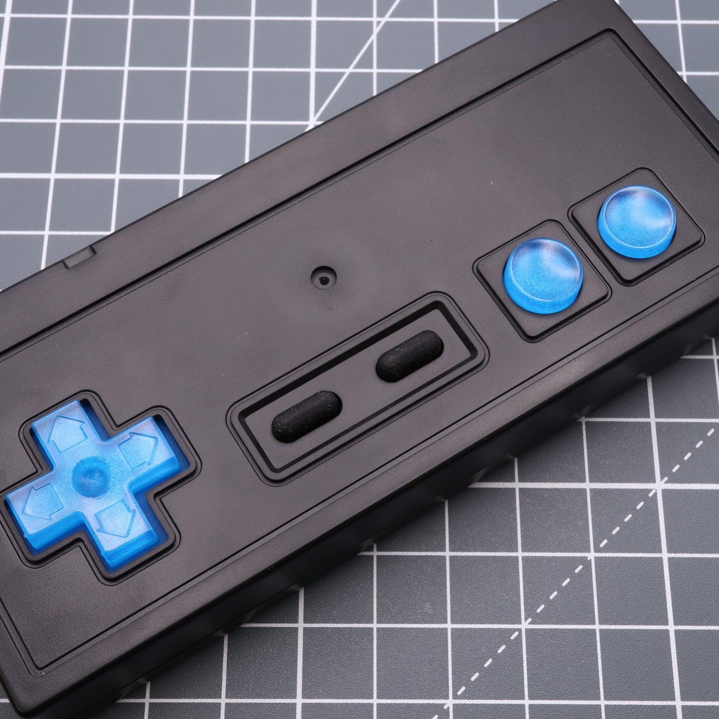 Nintendo NES - Custom Button - Blueberry Candy