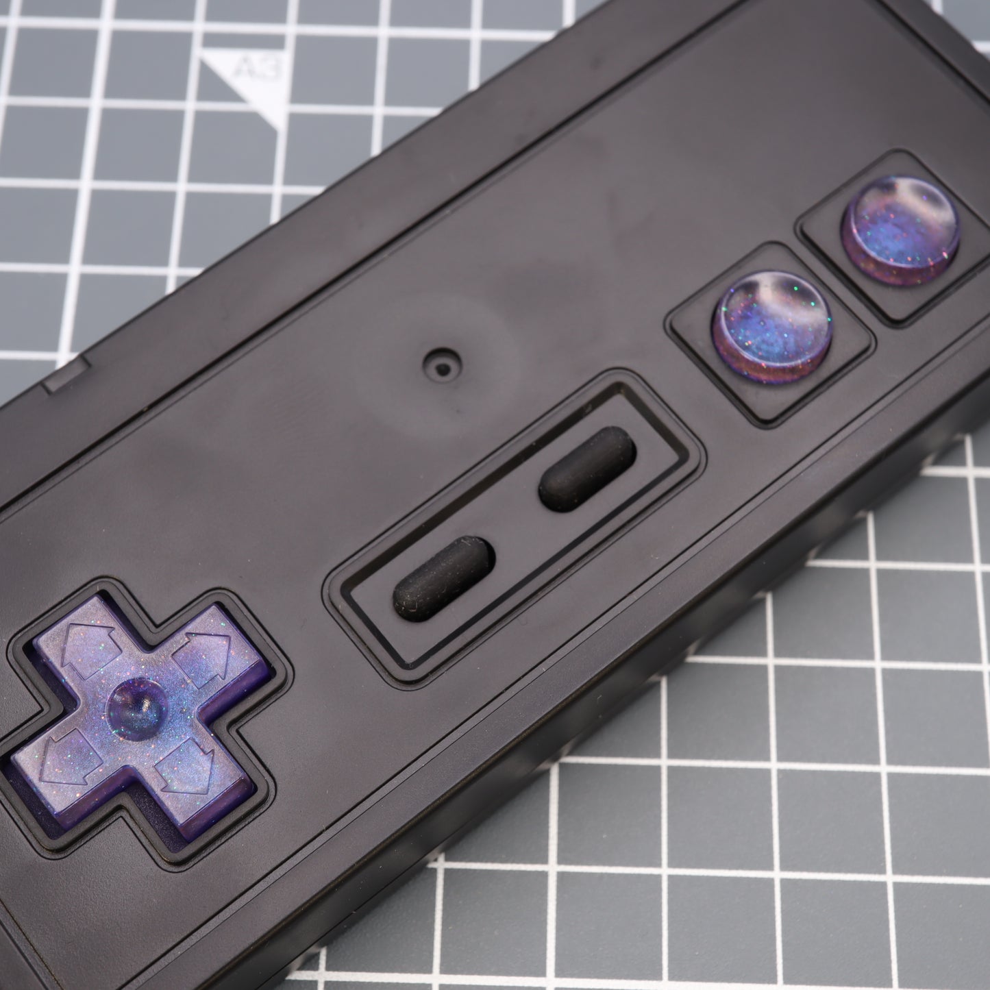 Nintendo NES - Custom Button - Cosmic Purple