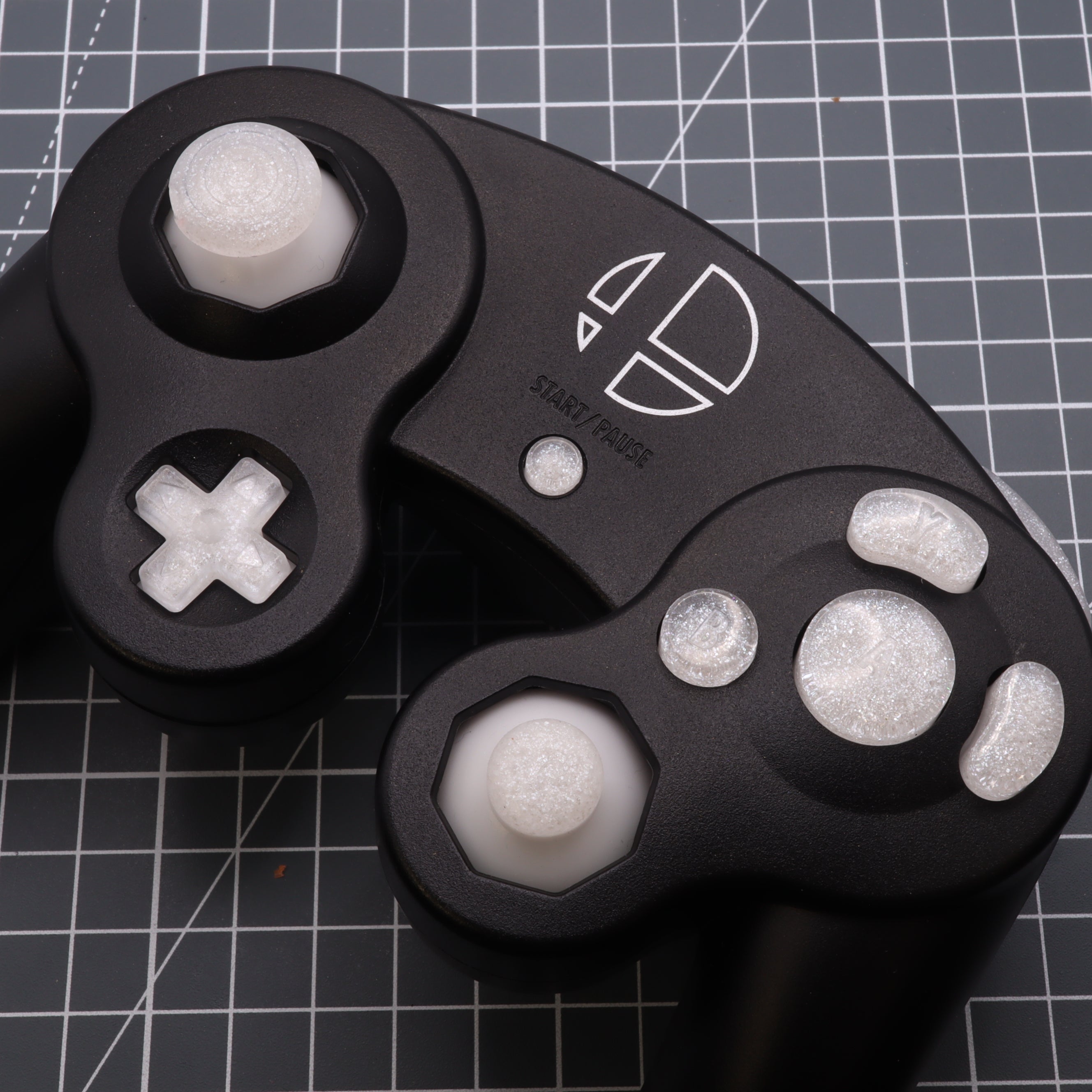 GameCube - Custom Button - Pearl White – Labfifteenco