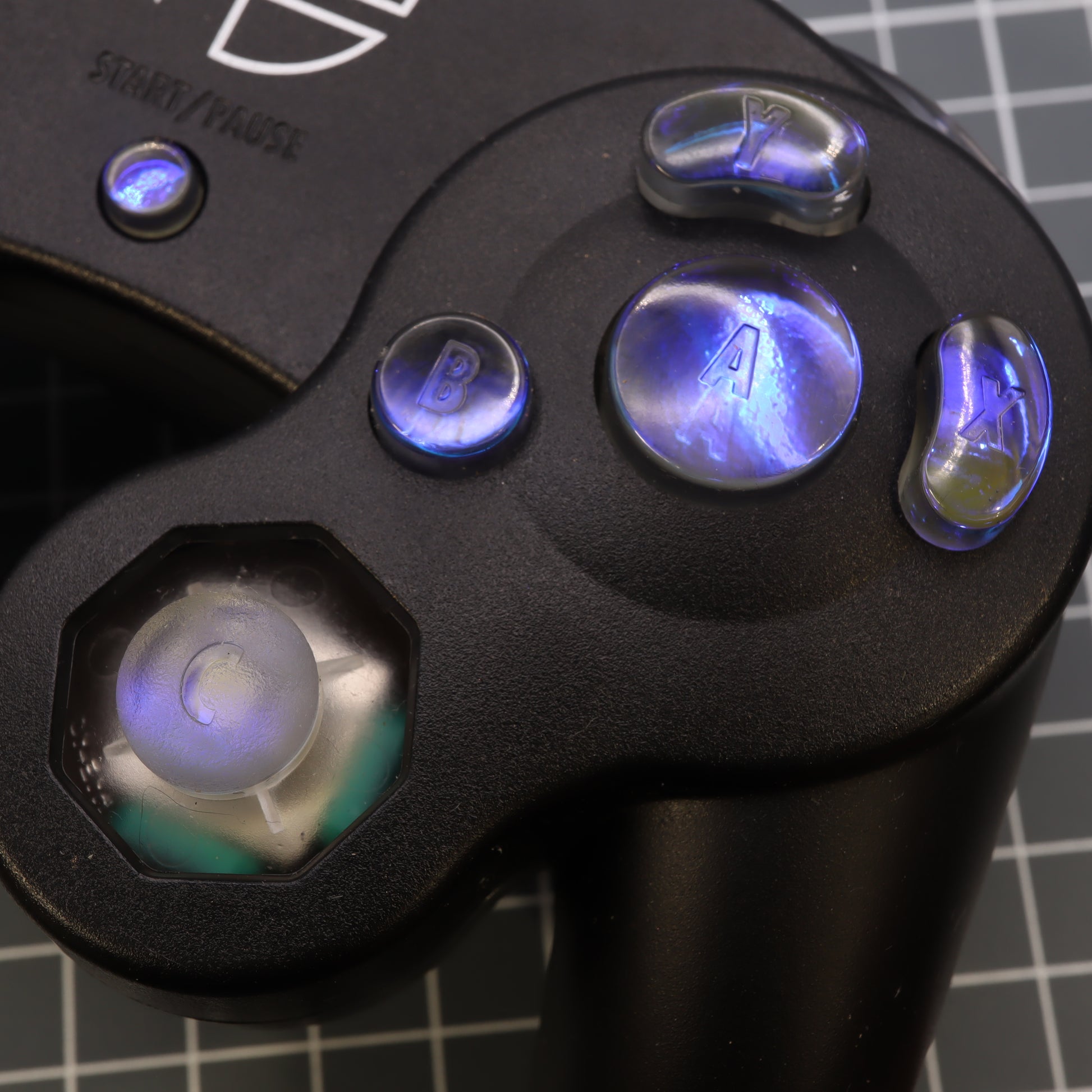 GameCube Custom Button Midnight Opal – Labfifteenco