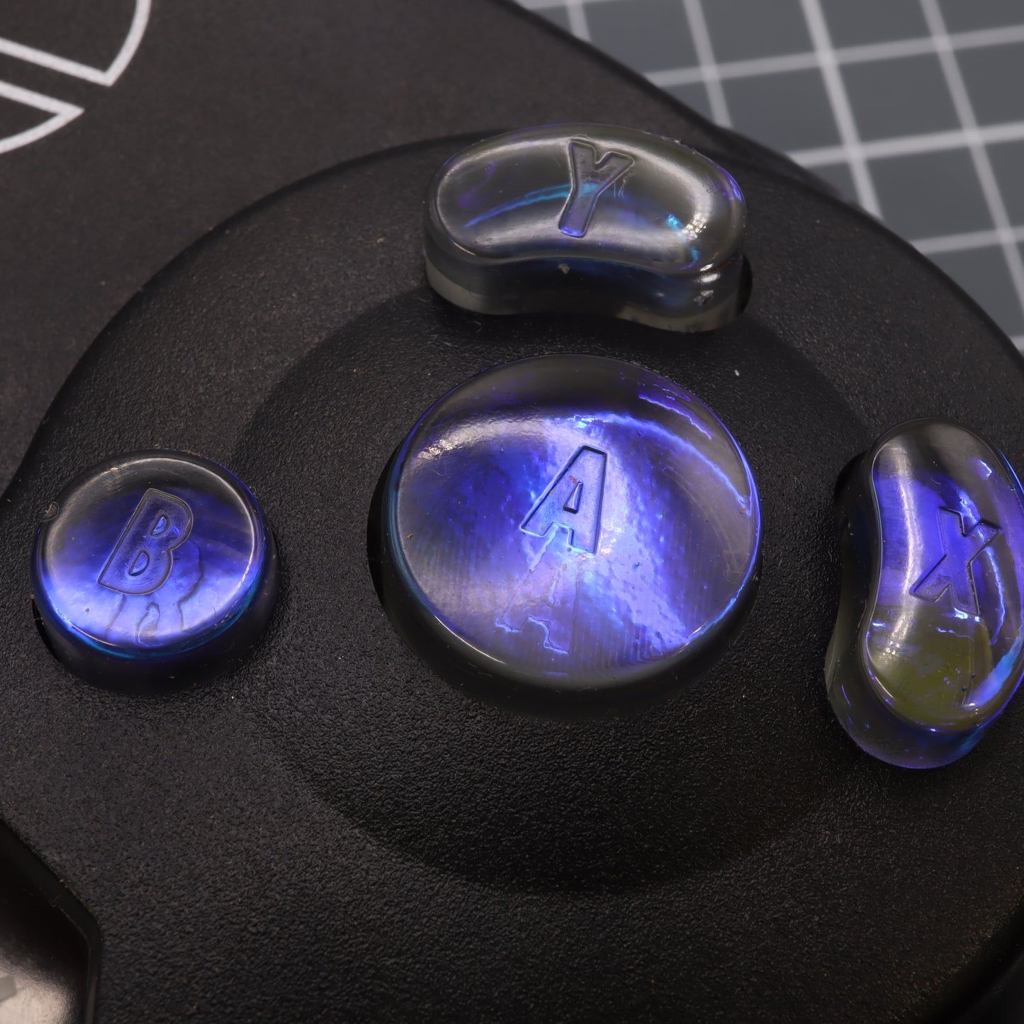 GameCube - Custom Button - Midnight Opal