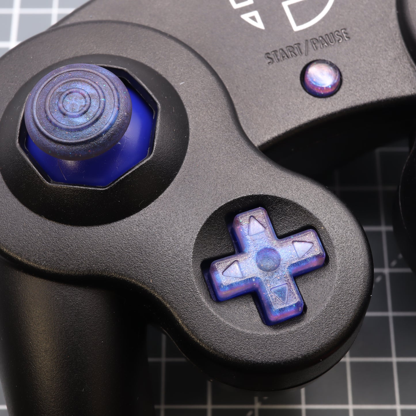 GameCube - Custom Button - Cosmic Blue