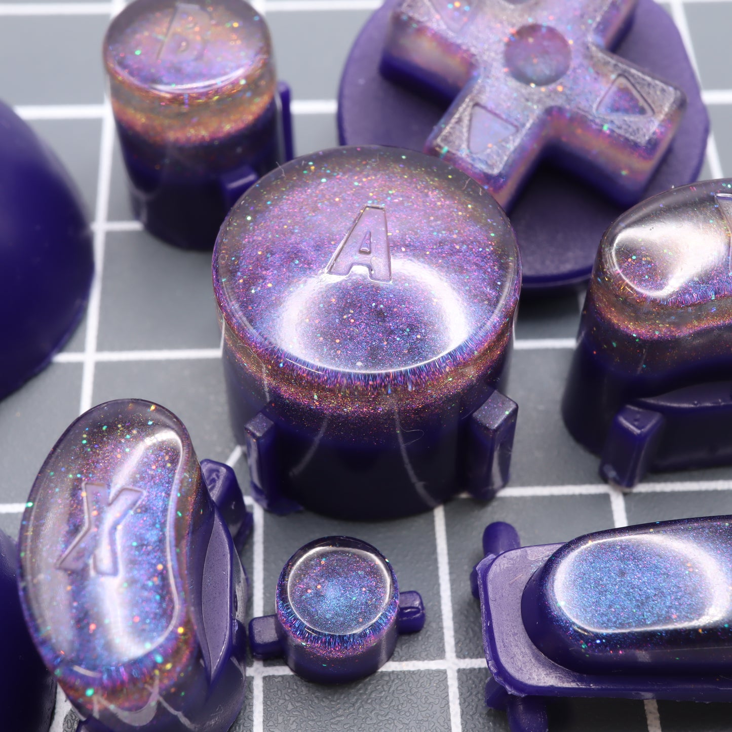 GameCube - Custom Button - Cosmic Purple