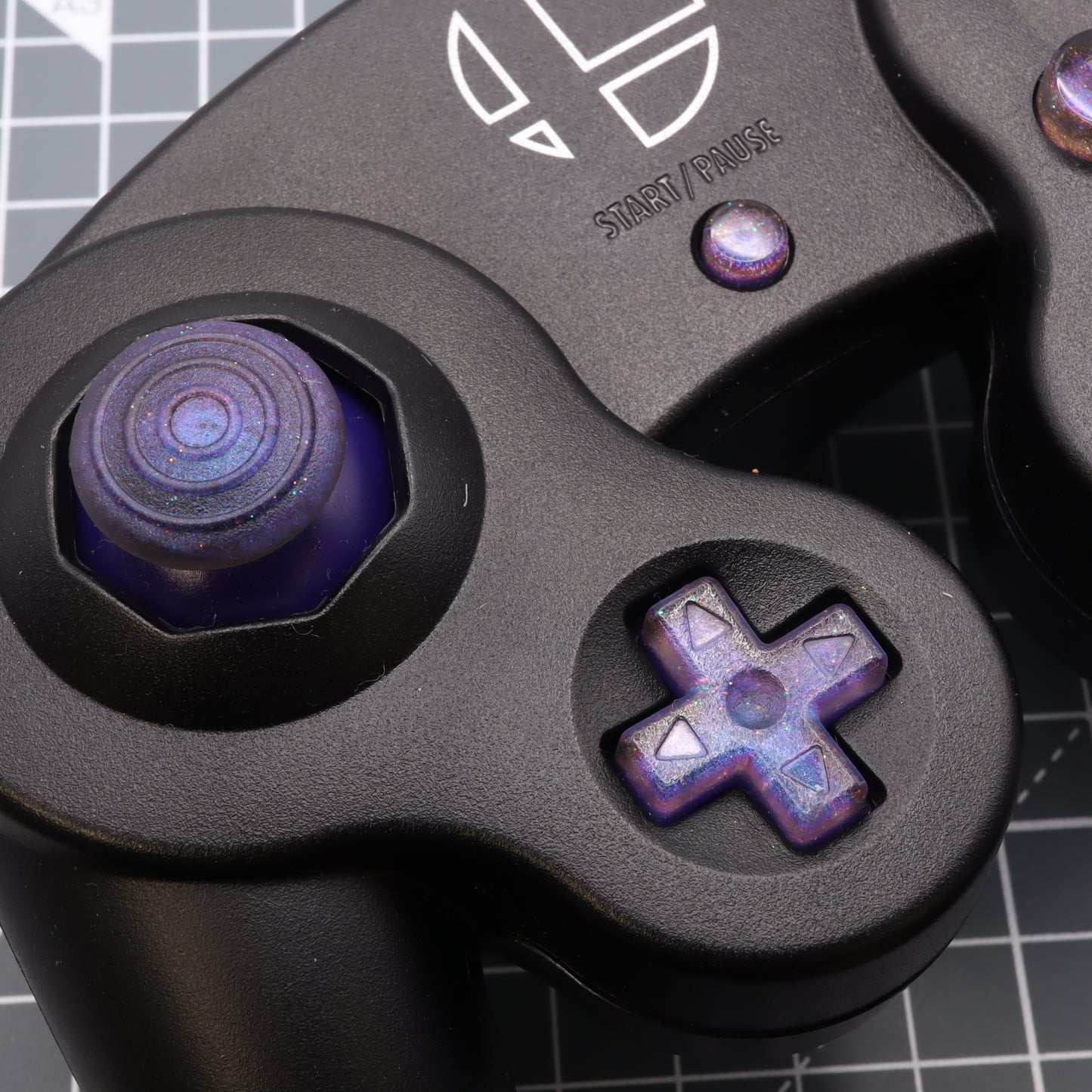 GameCube - Custom Button - Cosmic Purple