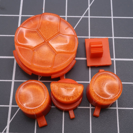 Sega Game Gear - Custom Button - Orange Candy