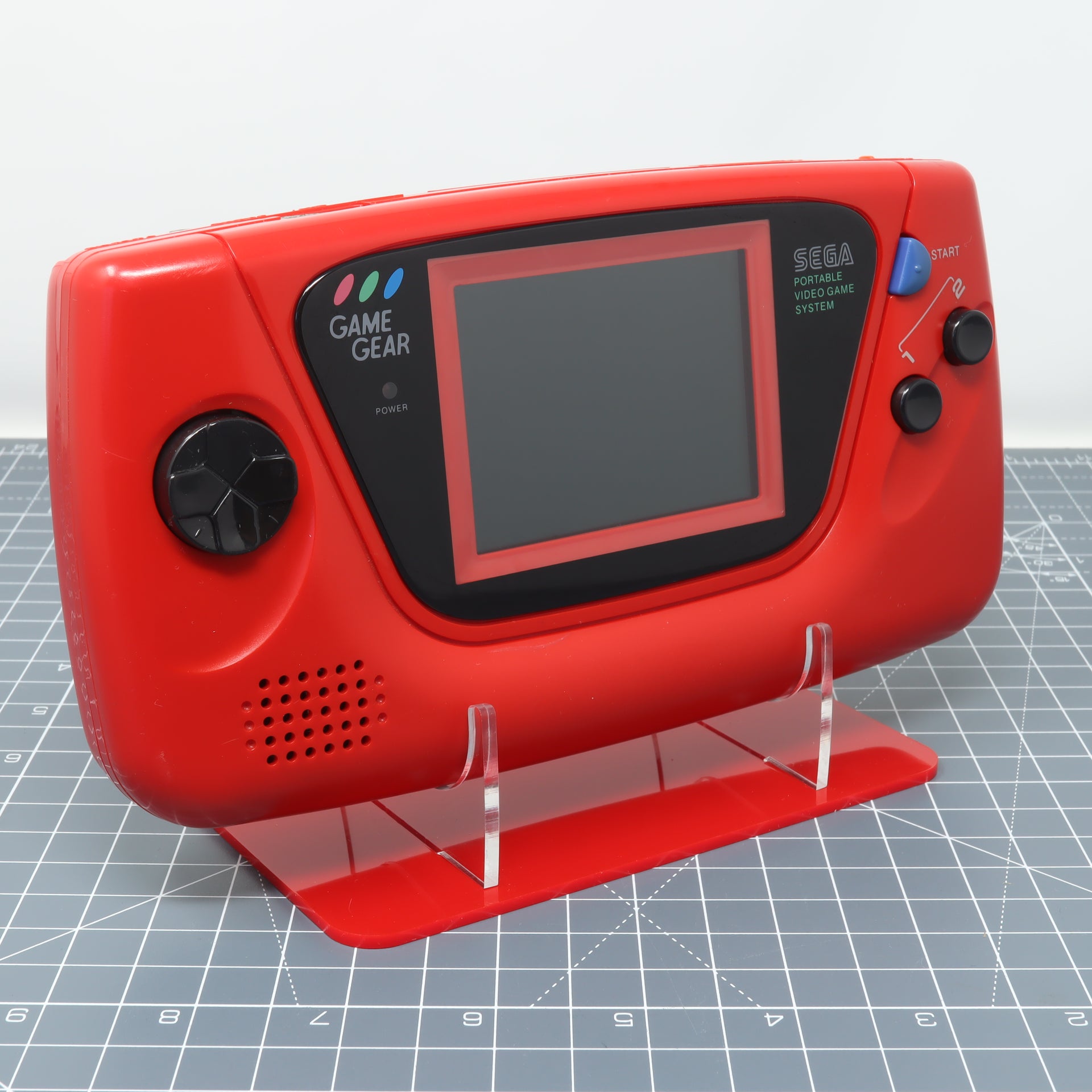 game gear display Sega Game Gear Acrylic Console Stand Red – Labfifteenco