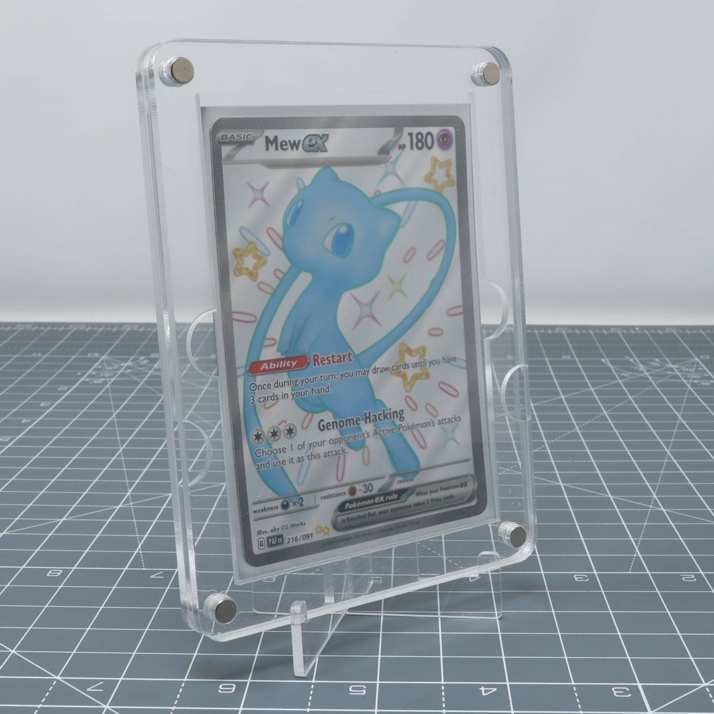 Single TCG Premium Sleeved Card Magnetic Display Case