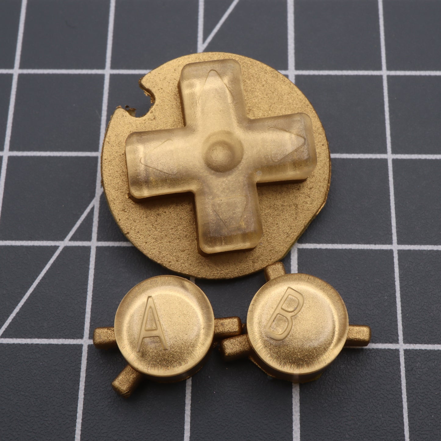 Game Boy Color - Custom Button - Metallic Gold