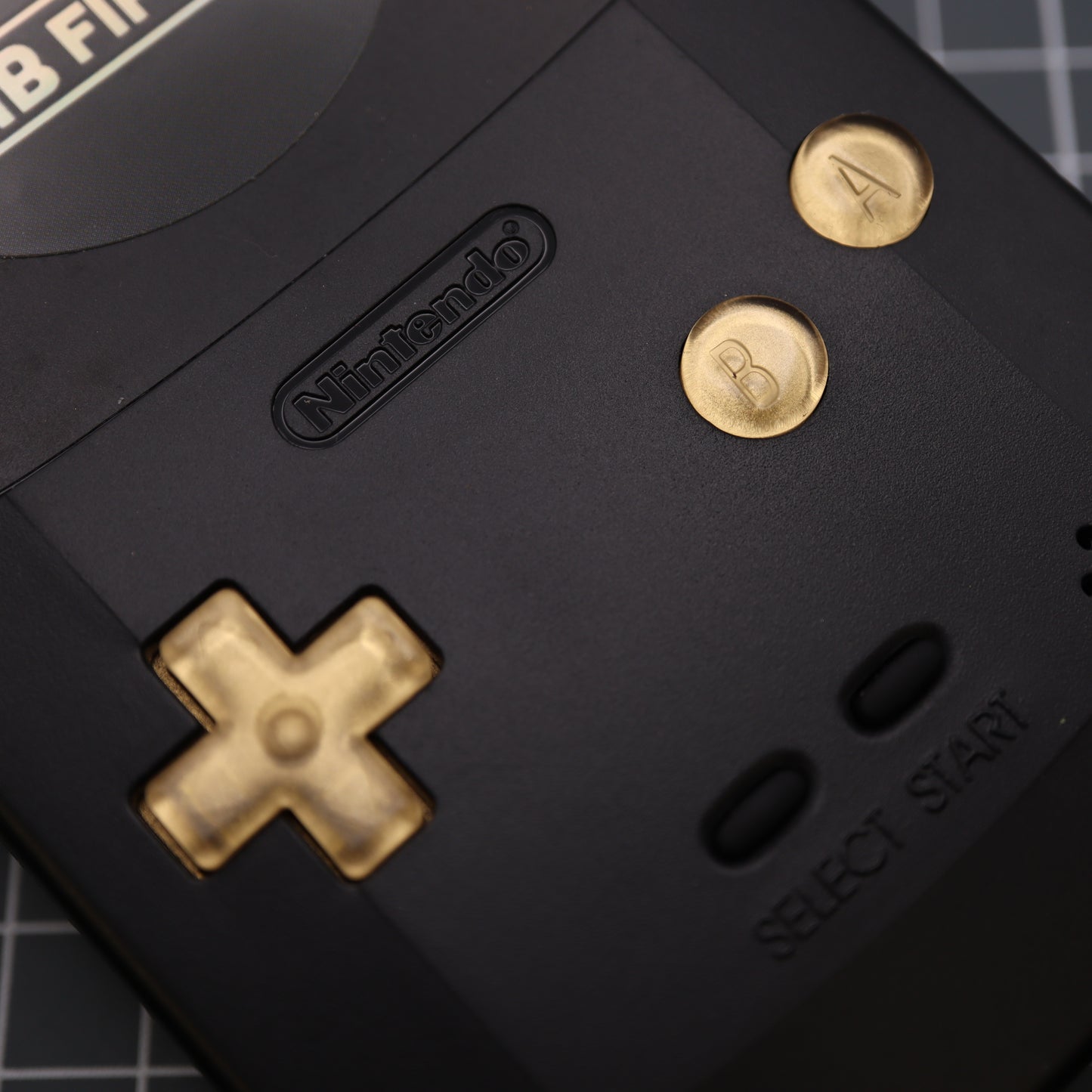 Game Boy Color - Custom Button - Metallic Gold