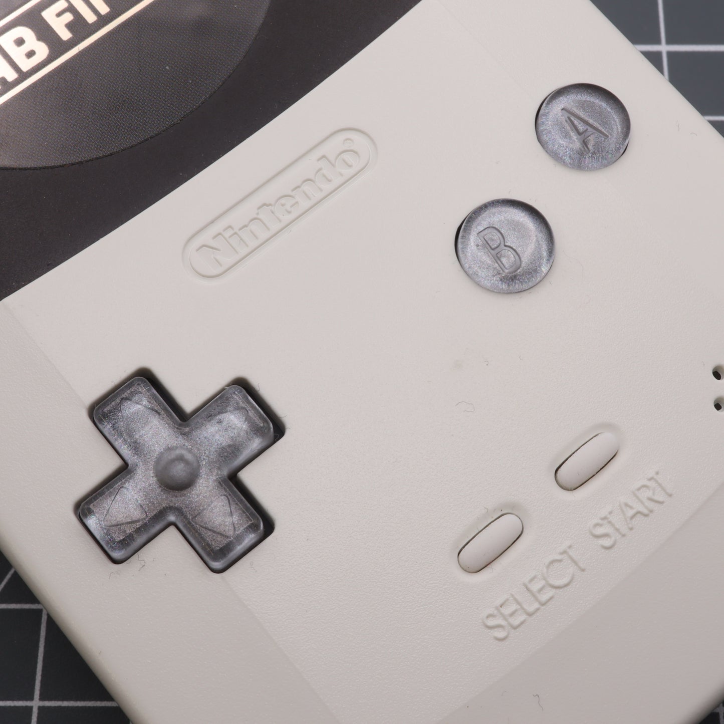 Game Boy Color - Custom Button - Metallic Silver