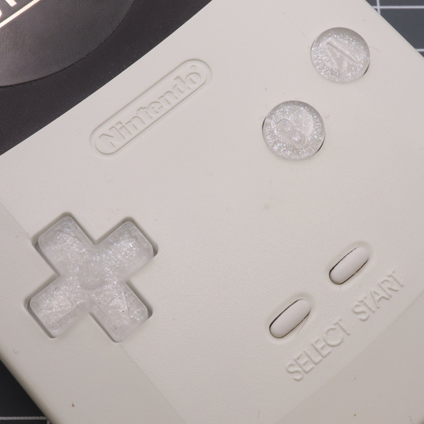 Game Boy Color - Custom Button - Pearl White