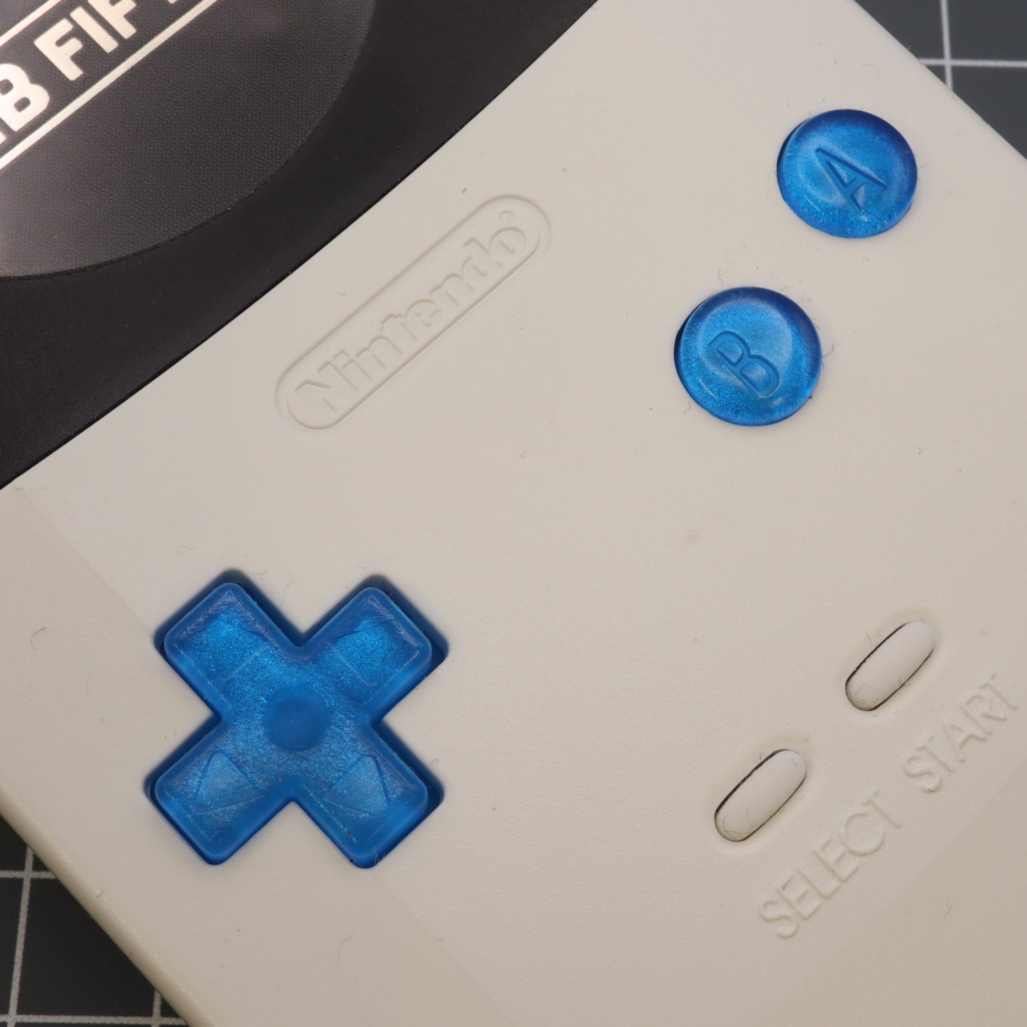 Game Boy Color - Custom Button - Blue Berry Candy