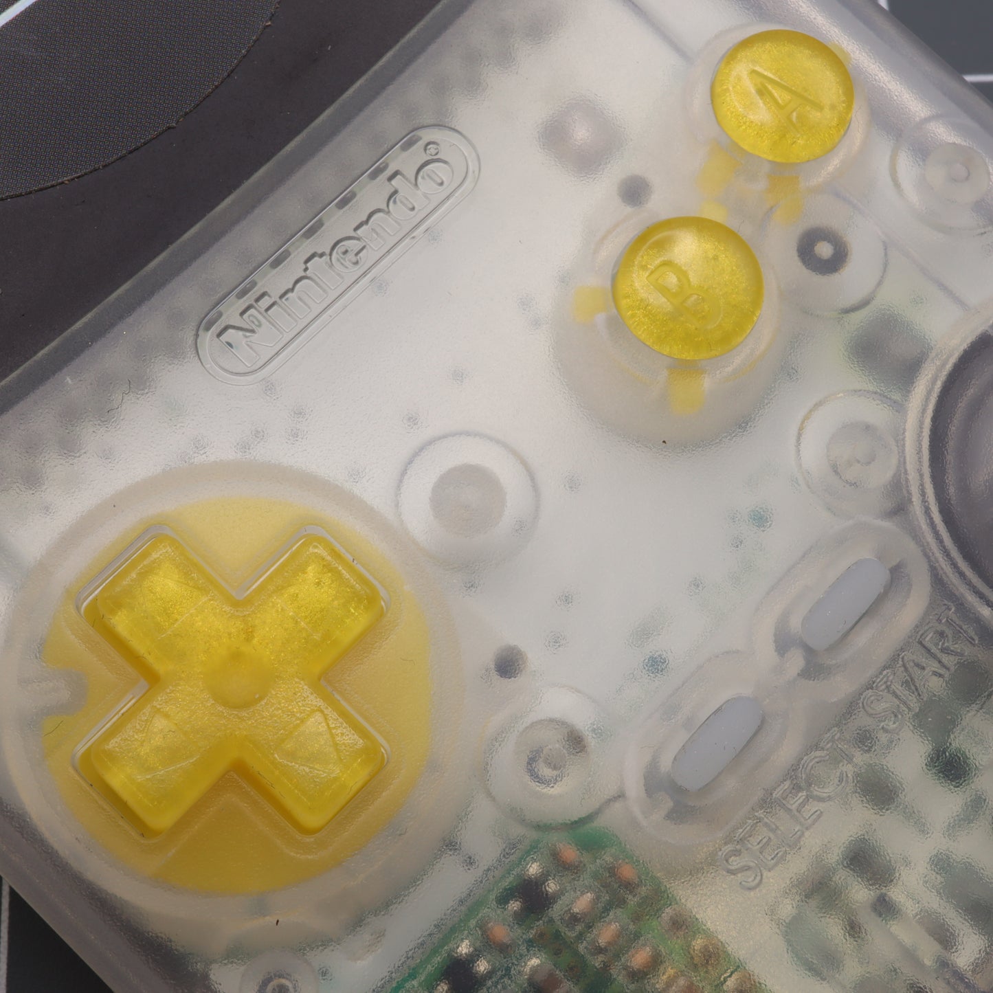 Game Boy Color - Custom Button - Lemon Candy