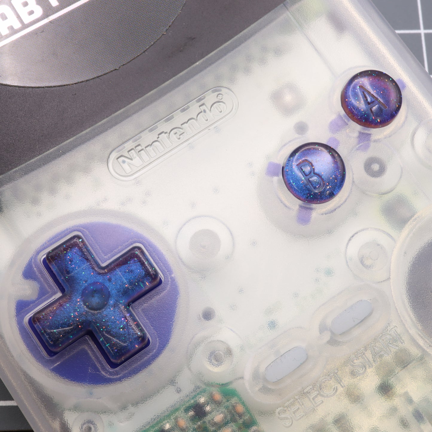 Game Boy Color - Custom Button - Cosmic Blue
