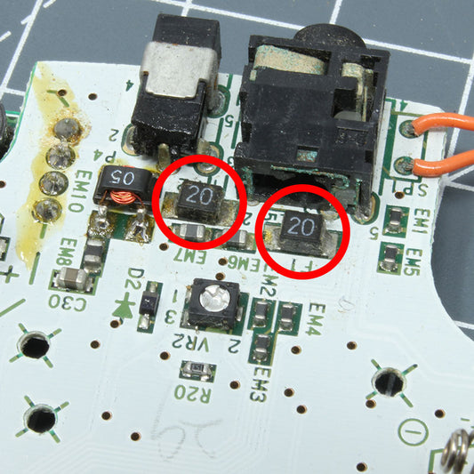 Game Boy Color - Parts - Fuses