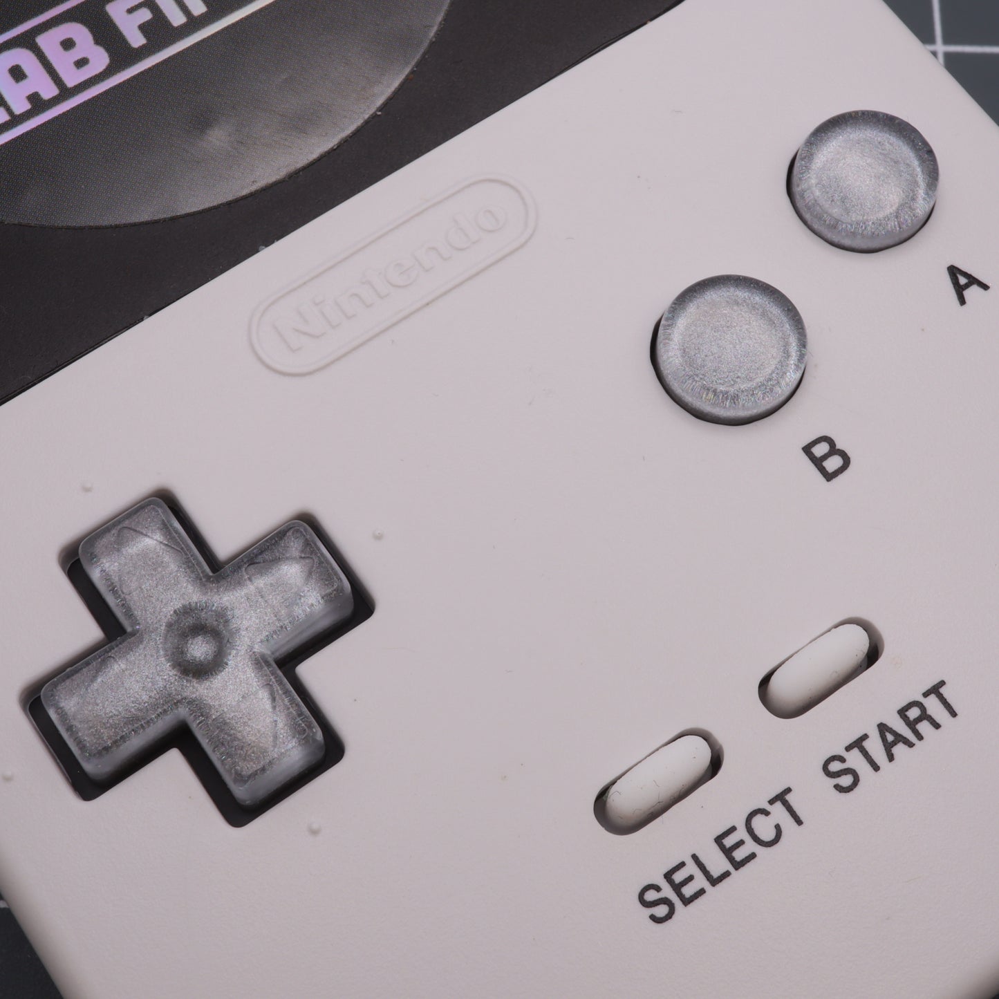 Game Boy Pocket - Custom Button - Metallic Silver