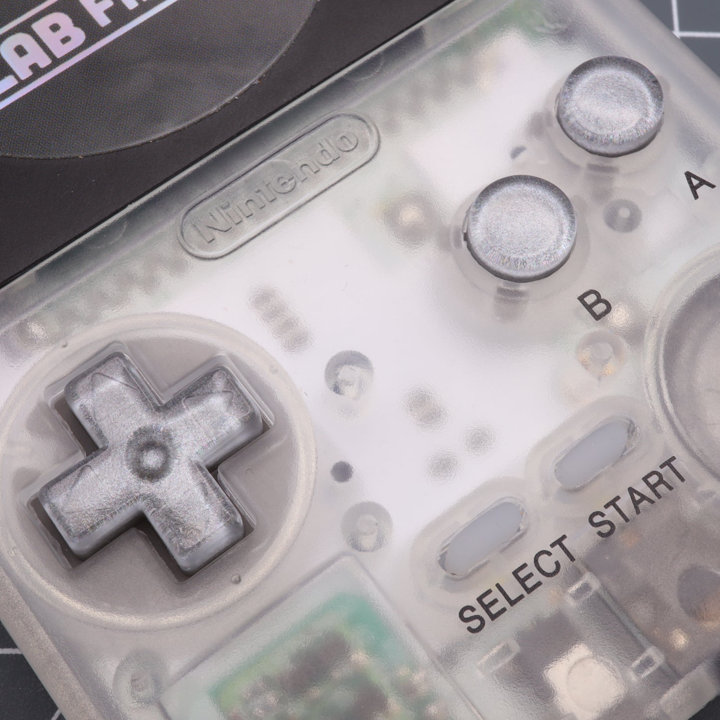 Game Boy Pocket - Custom Button - Metallic Silver