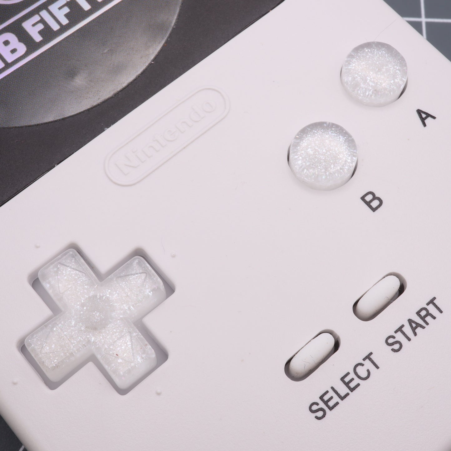 Game Boy Pocket - Custom Button - Pearl White