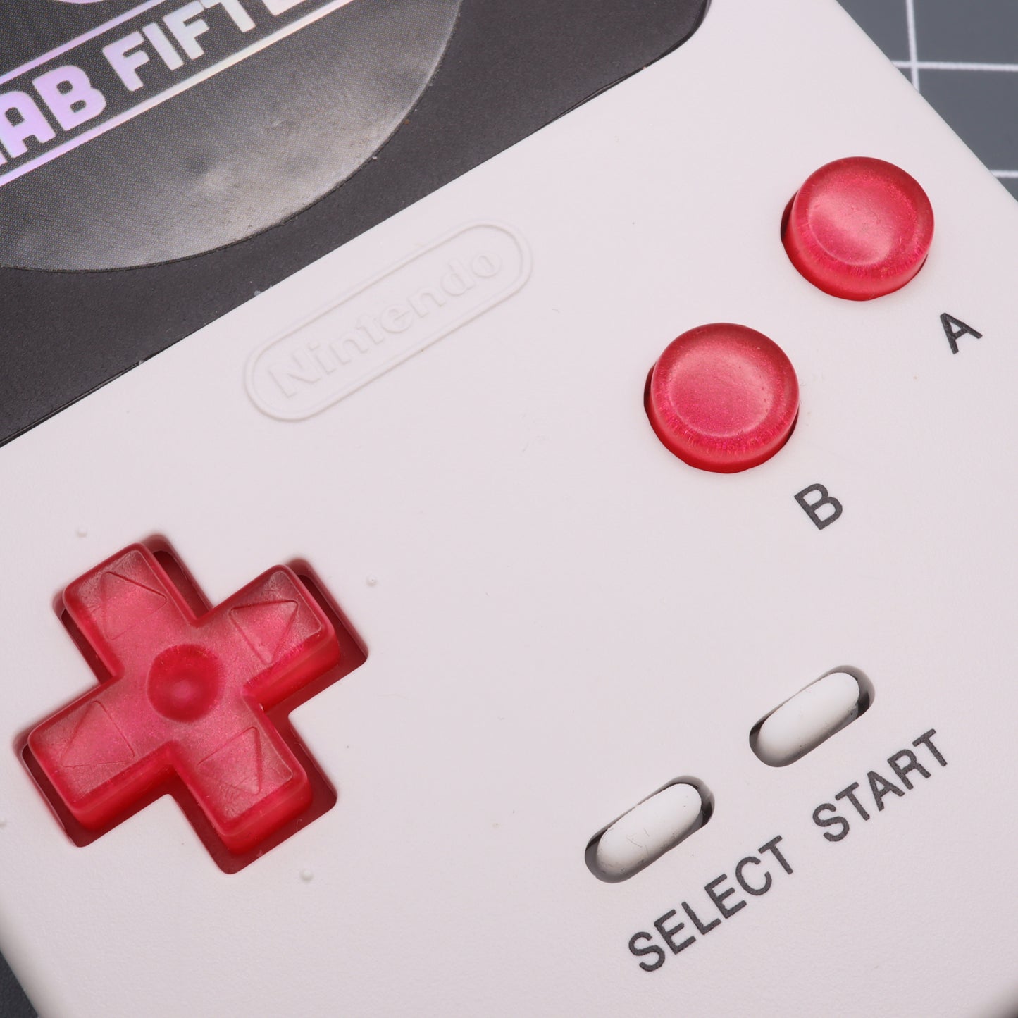 Game Boy Pocket - Custom Button - Strawberry Candy