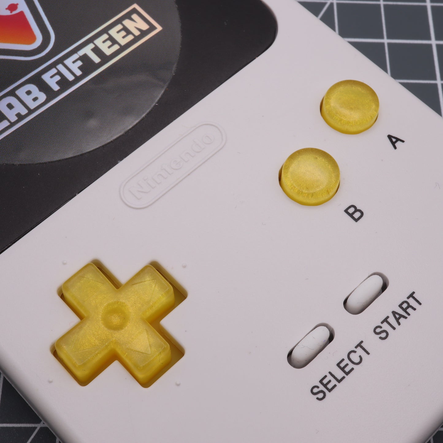 Game Boy Pocket - Custom Button - Lemon Candy