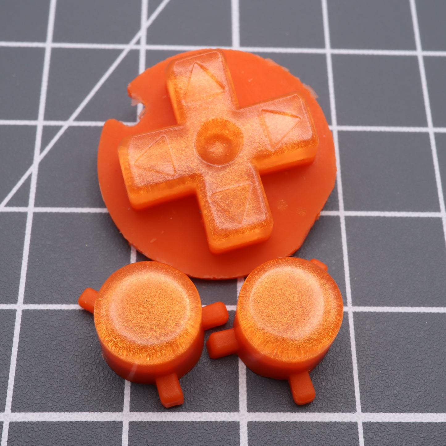 Game Boy Pocket - Custom Button - Orange Candy