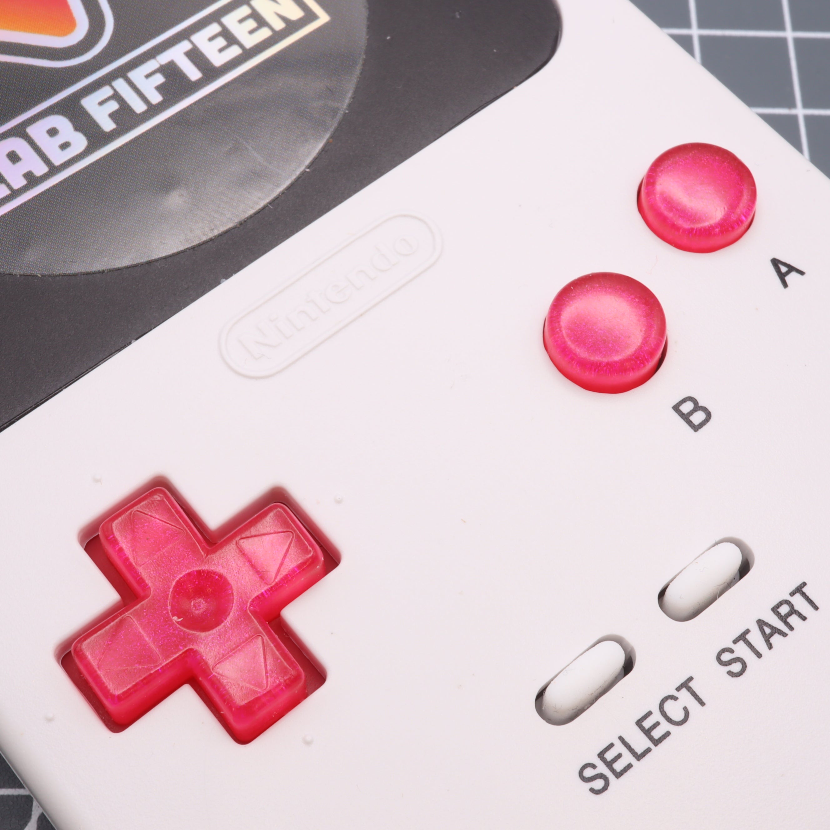 Game Boy Pocket - Custom Button - Raspberry Candy – Labfifteenco