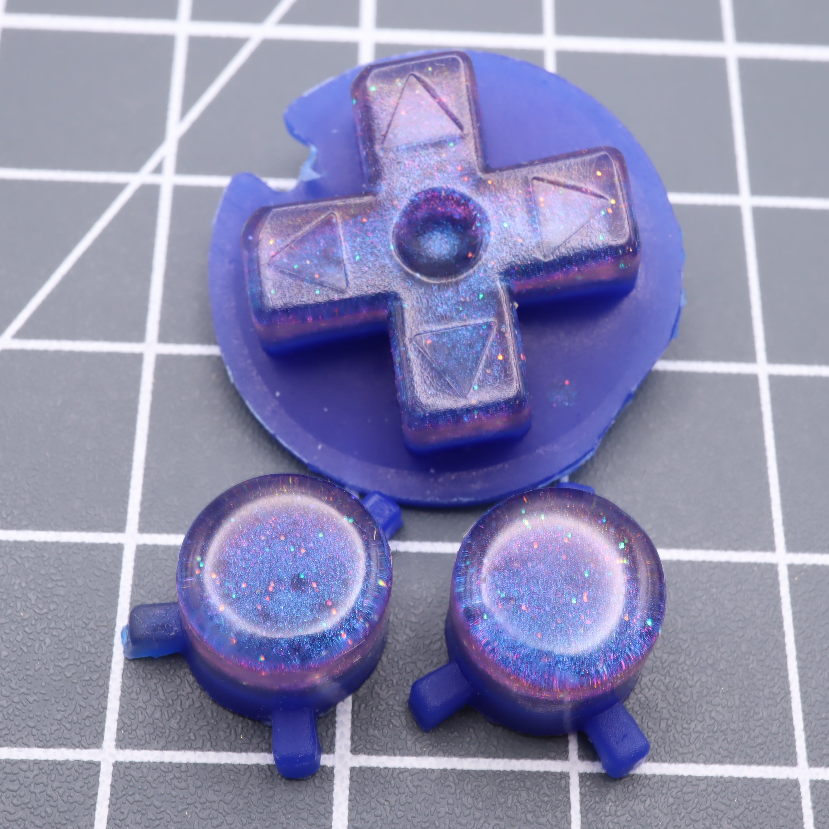 Cosmic Button Game Boy Pocket - Custom Button - Cosmic Blue – Labfifteenco