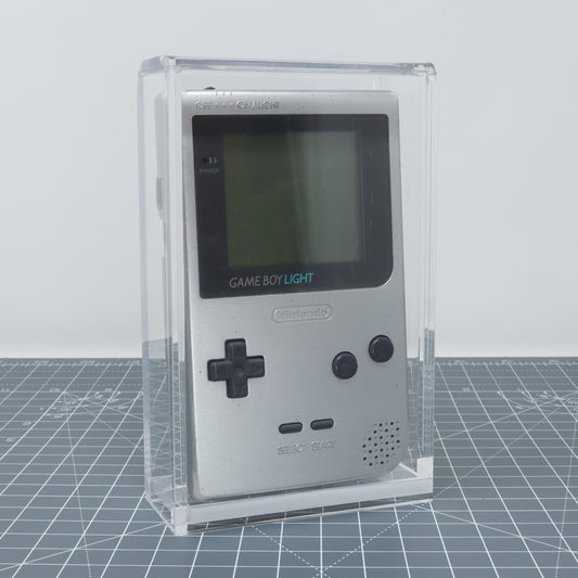 Game Boy Light - Display Capsule in a protective clear acrylic display capsule.