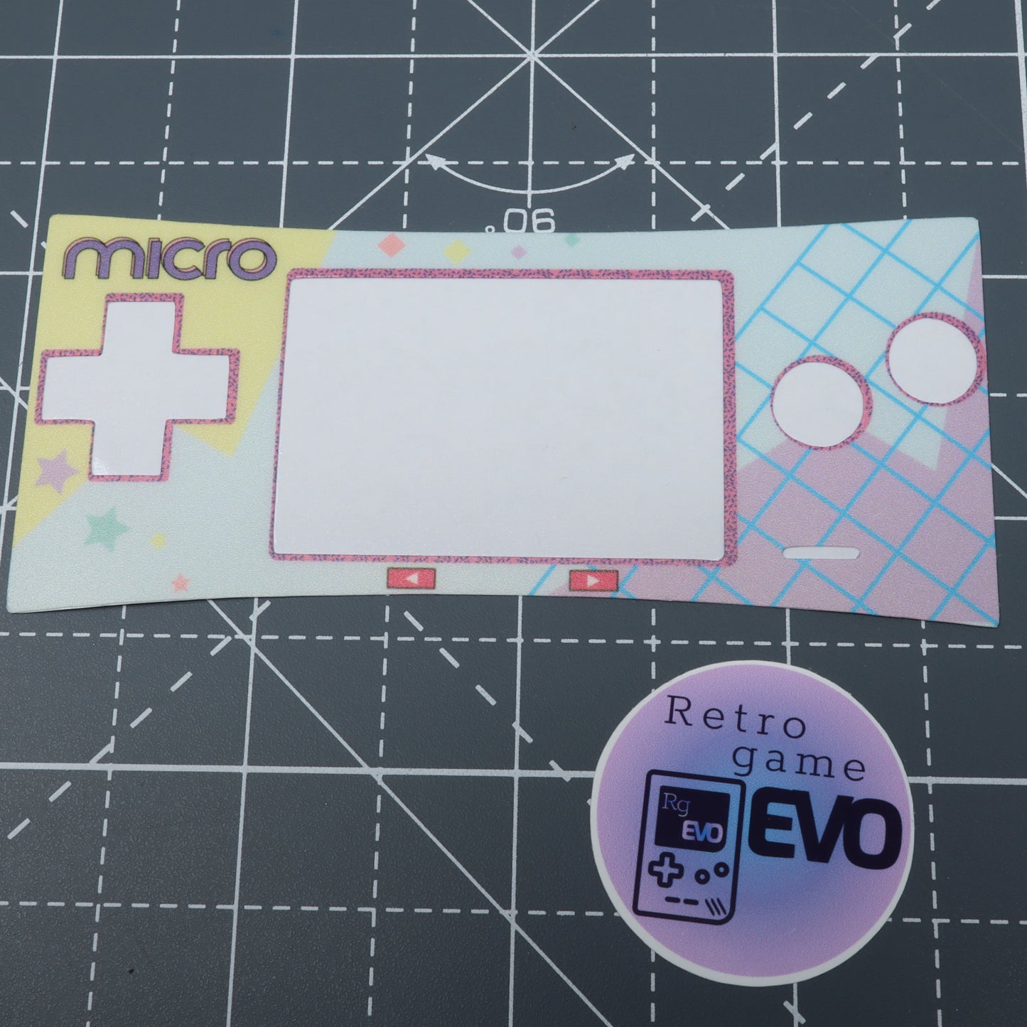 Game Boy Micro - Skin - Vapour Wave Style