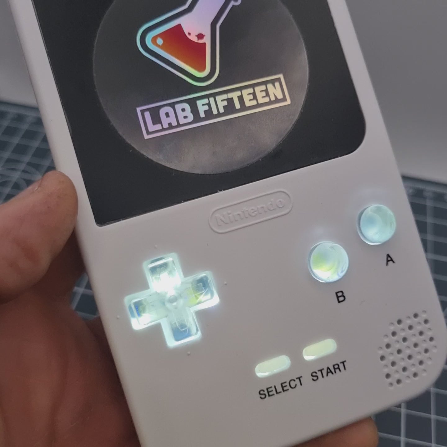 Game Boy Pocket - Custom Button - Midnight Opal – Labfifteenco